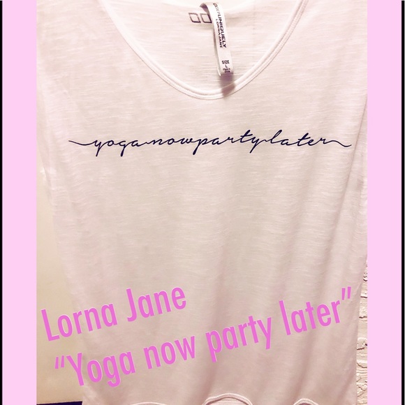 Lorna Jane Tops - ❗️SOLD❗️Lorna Jane Yoga Now tank / t-shirt NWT